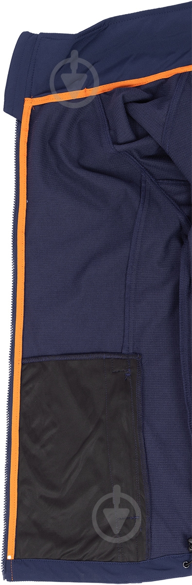 Куртка мужская демисезонная Hallyard Sixten 003 SoftShell 2324.11.75 р.L темно-синяя - фото 4 Куртка мужская демисезонная Hallyard Sixten 003 SoftShell 2324.11.75 р.L темно-синяя - фото 4