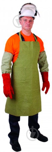 Фартук 3СМаркет брезентовый огнестойкий 98х45 см 0601 охра желтая - фото 1 Фартук 3СМаркет брезентовый огнестойкий 98х45 см 0601 охра желтая - фото 1