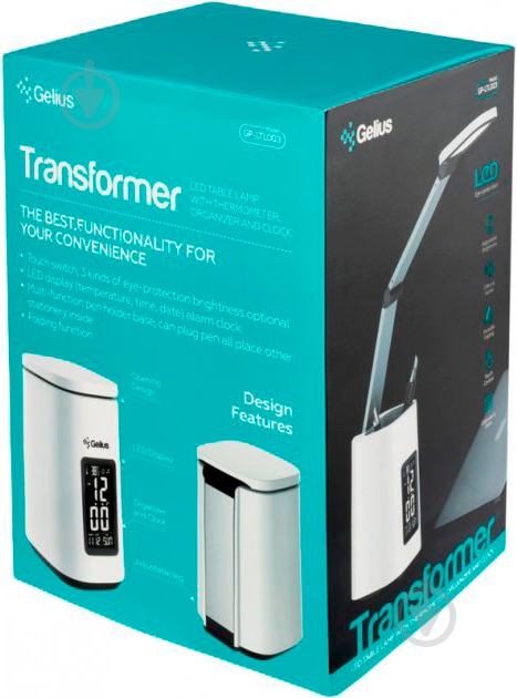 Настольная лампа Gelius Pro LED Desk Lamp Transformer белый GP-LTL003 - фото 16 Настольная лампа Gelius Pro LED Desk Lamp Transformer белый GP-LTL003 - фото 16