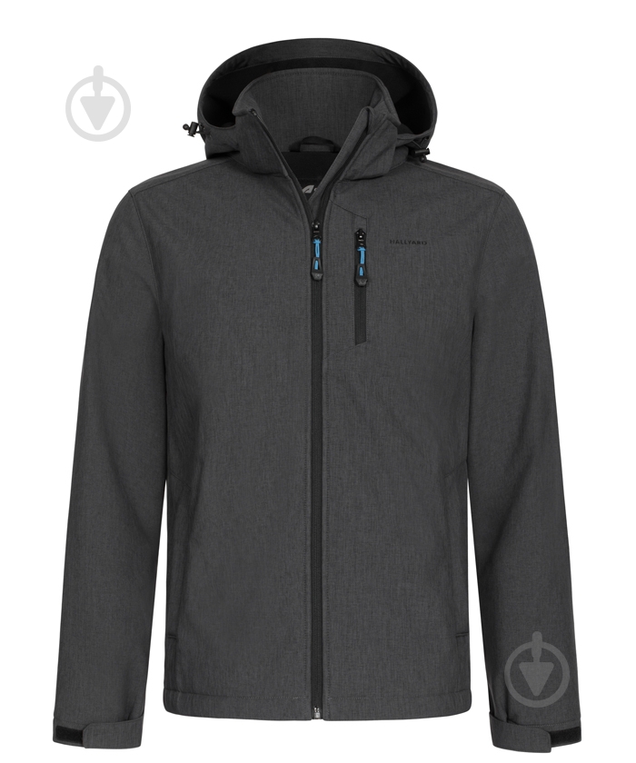 Куртка мужская демисезонная Hallyard Sven SoftShell 2324.11.56 р.M темно-серая - фото 1 Куртка мужская демисезонная Hallyard Sven SoftShell 2324.11.56 р.M темно-серая - фото 1