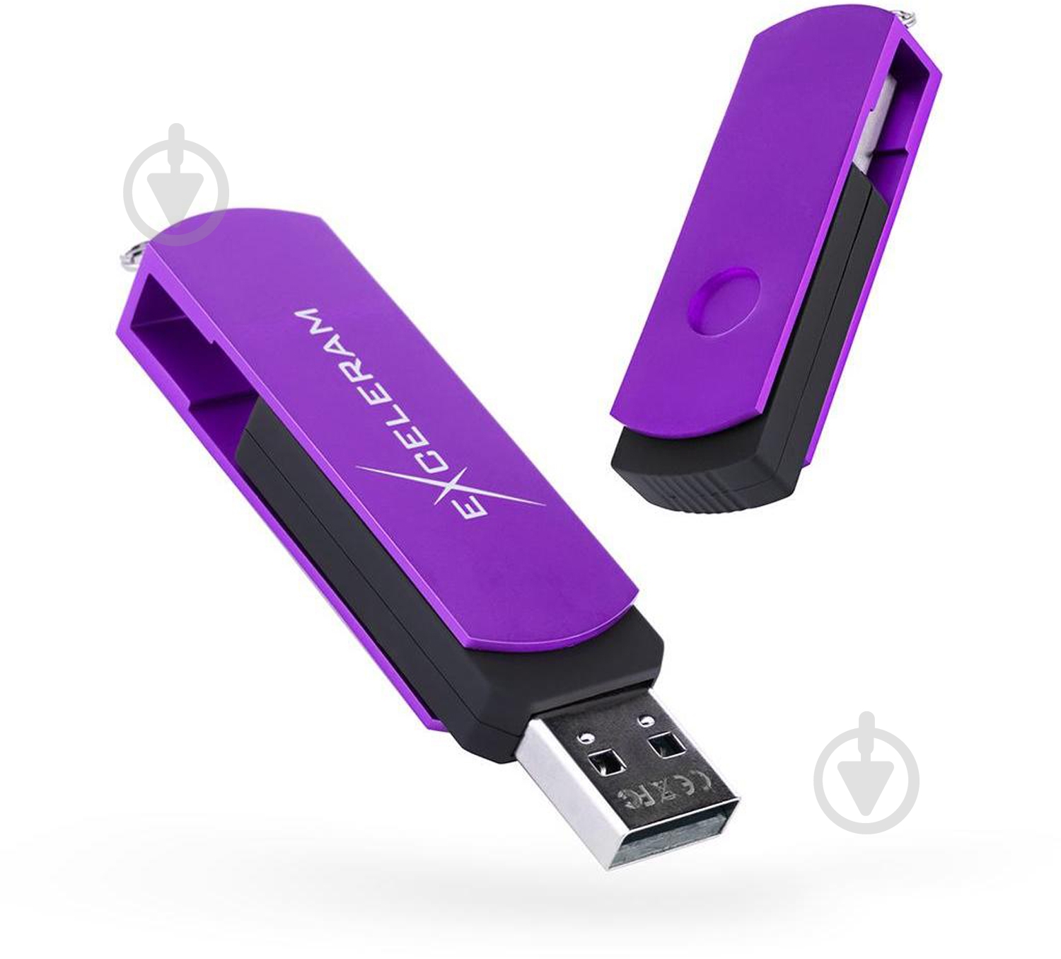 Флеш-память USB Exceleram P2 Series 64 ГБ USB 2.0 grape (EXP2U2GPB64) - фото 1