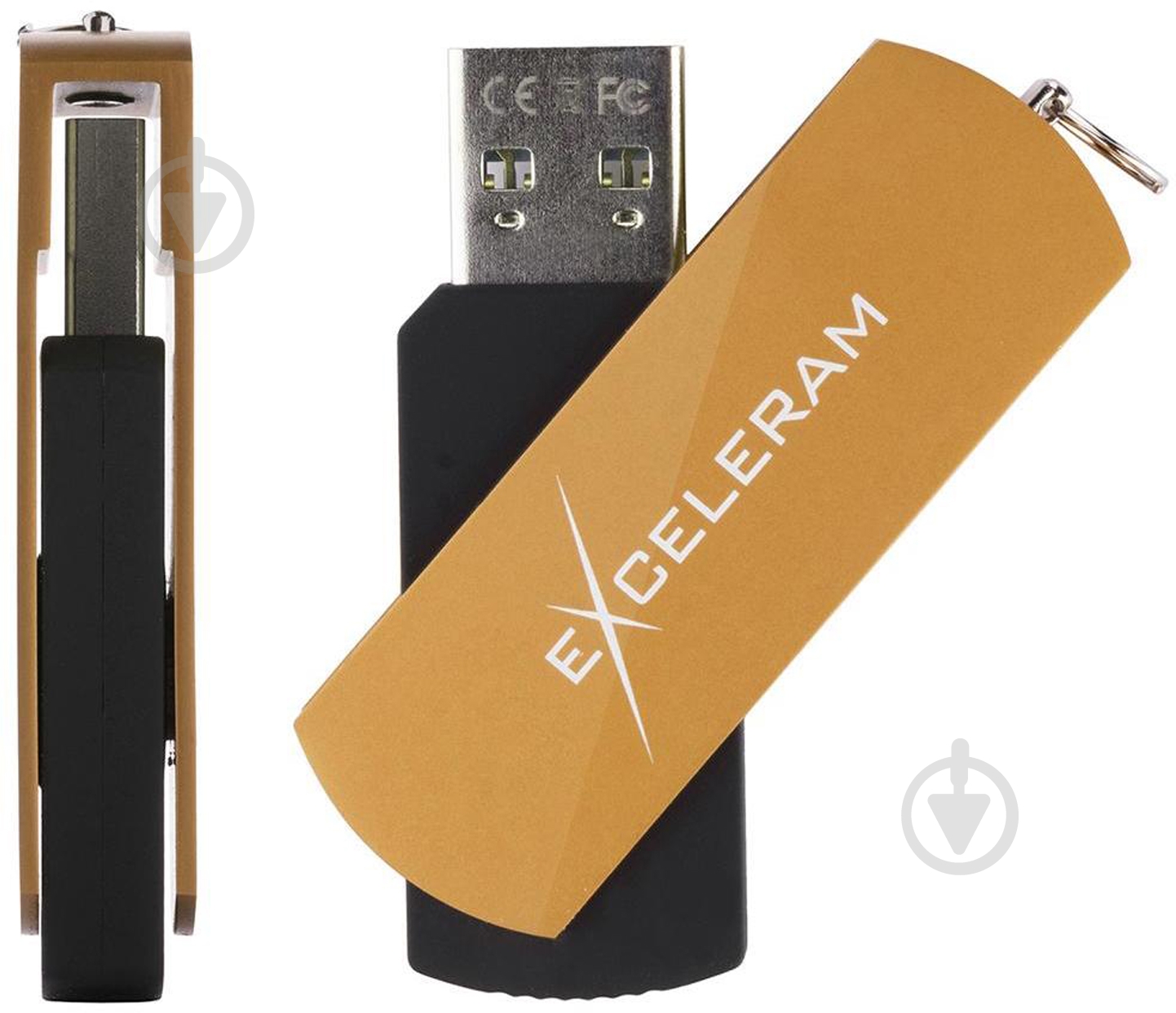 Флешпам'ять USB Exceleram P2 Series 16 ГБ USB 2.0 brown (EXP2U2BRB16) - фото 6