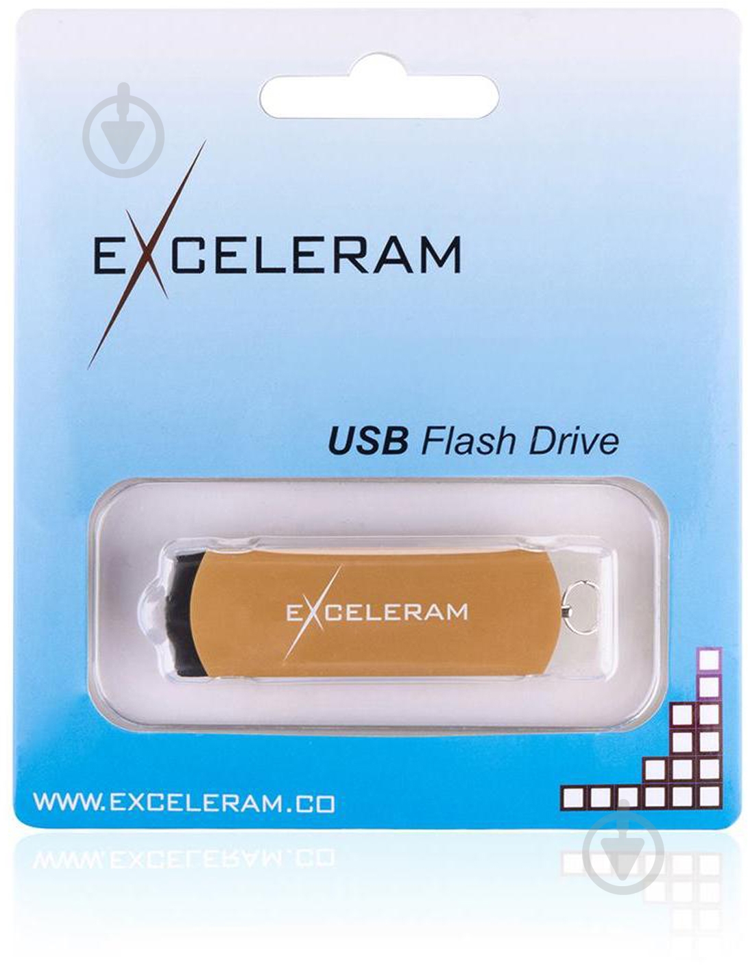 Флешпам'ять USB Exceleram P2 Series 16 ГБ USB 2.0 brown (EXP2U2BRB16) - фото 8
