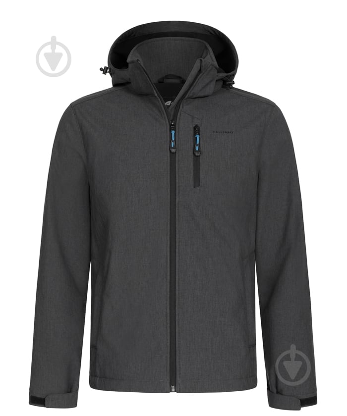 Куртка мужская демисезонная Hallyard Sven SoftShell 2324.11.58 р.XL темно-серая - фото 1