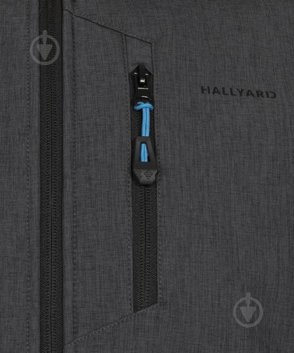 Куртка мужская демисезонная Hallyard Sven SoftShell 2324.11.58 р.XL темно-серая - фото 4