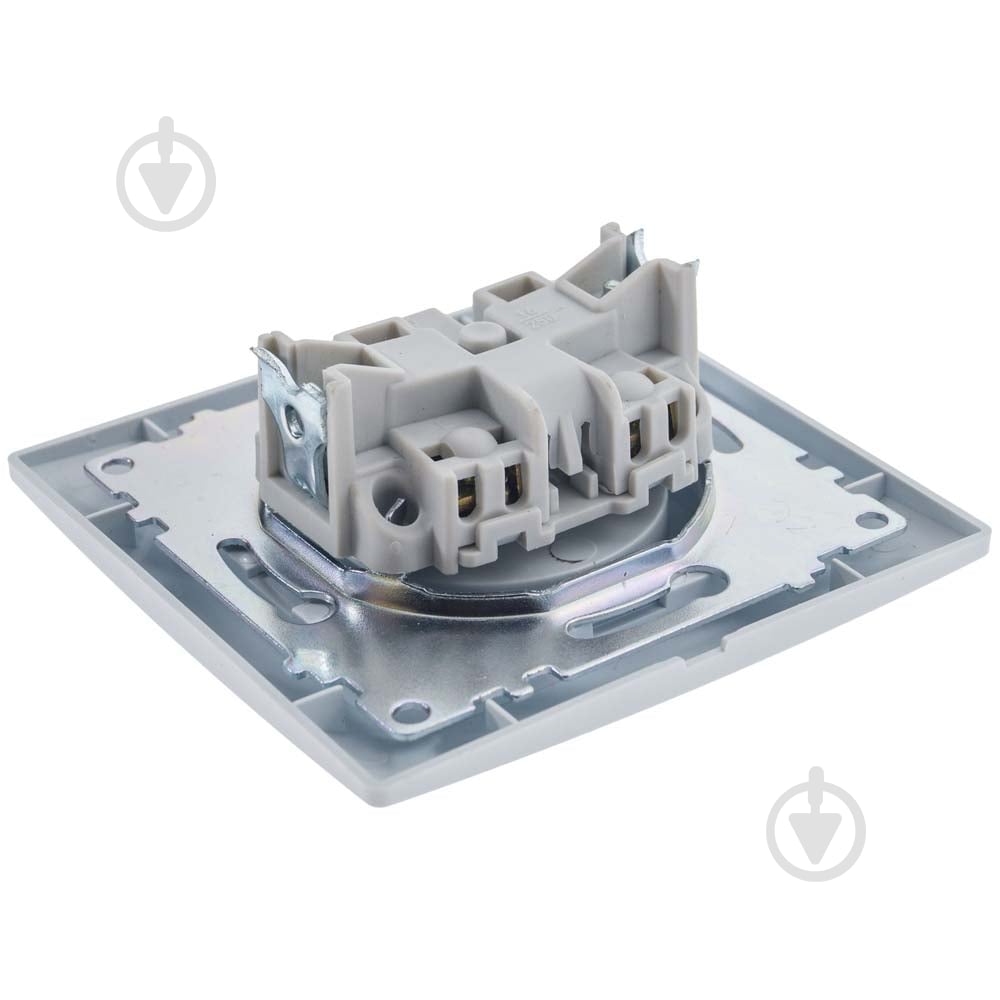 Розетка побутова без заземлення серія BEATA IP20 білий QM-902-46 - фото 3