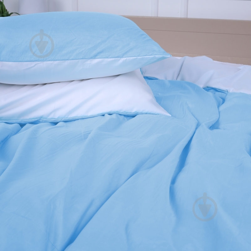 Наволочка Microsatin Premium Reliegos (18-0000+ 12-4608) 40x60 см ментоловий/білий MirSon - фото 1