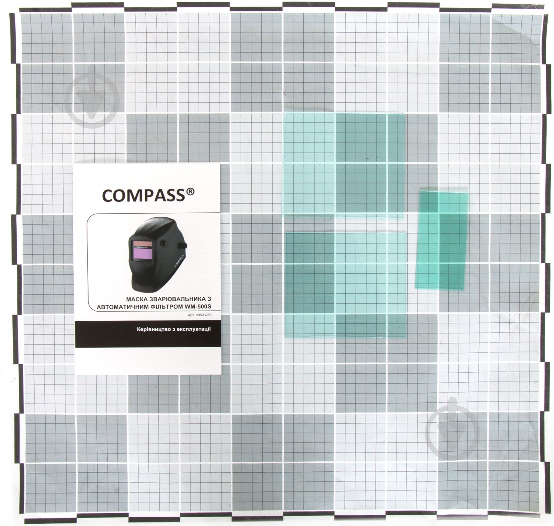 Маска сварщика хамелеон COMPASS WM-500S - фото 4 Маска сварщика хамелеон COMPASS WM-500S - фото 4