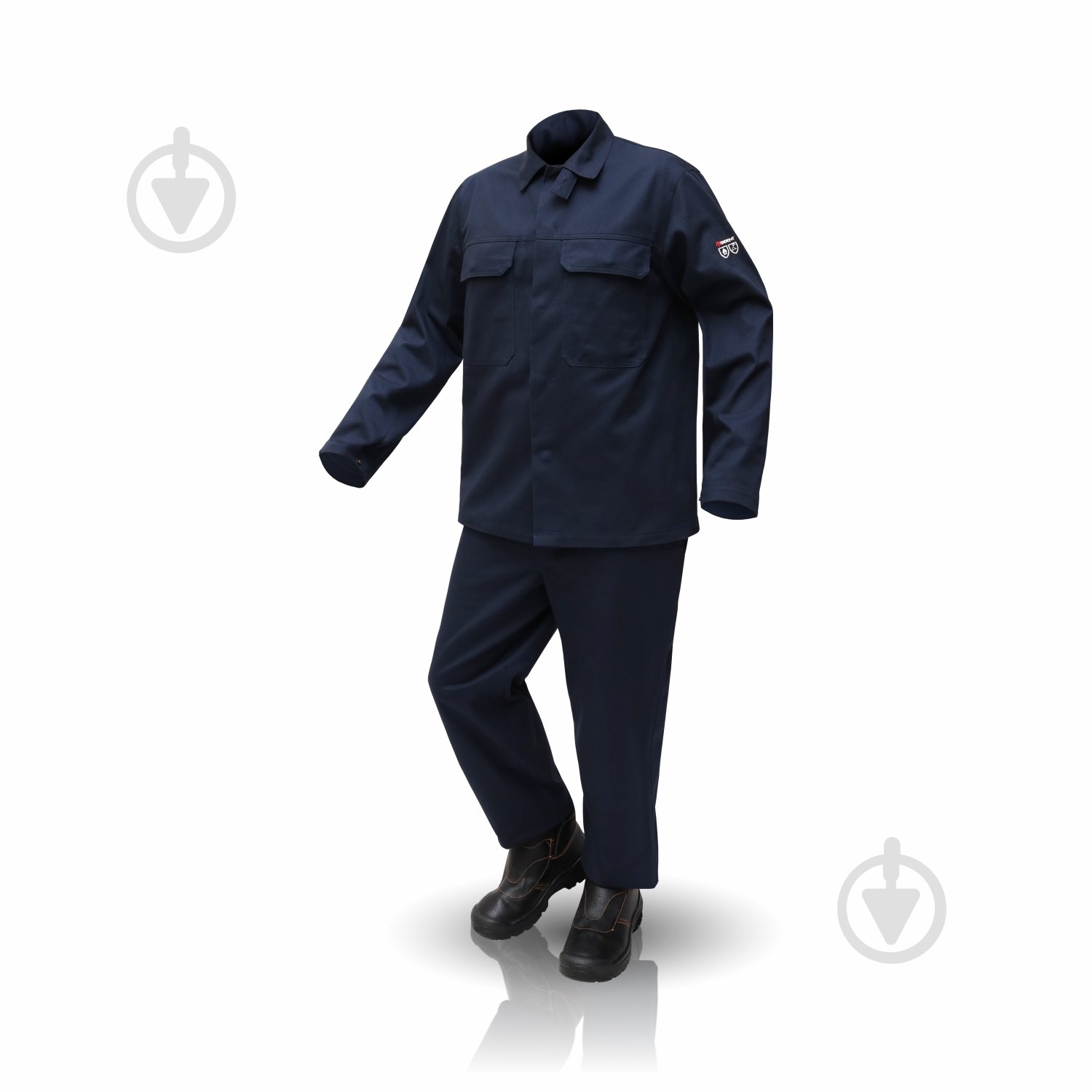 Куртка сварщика Trident Стеллар р. 3XL рост 3-4 темно-синий - фото 3 Куртка сварщика Trident Стеллар р. 3XL рост 3-4 темно-синий - фото 3