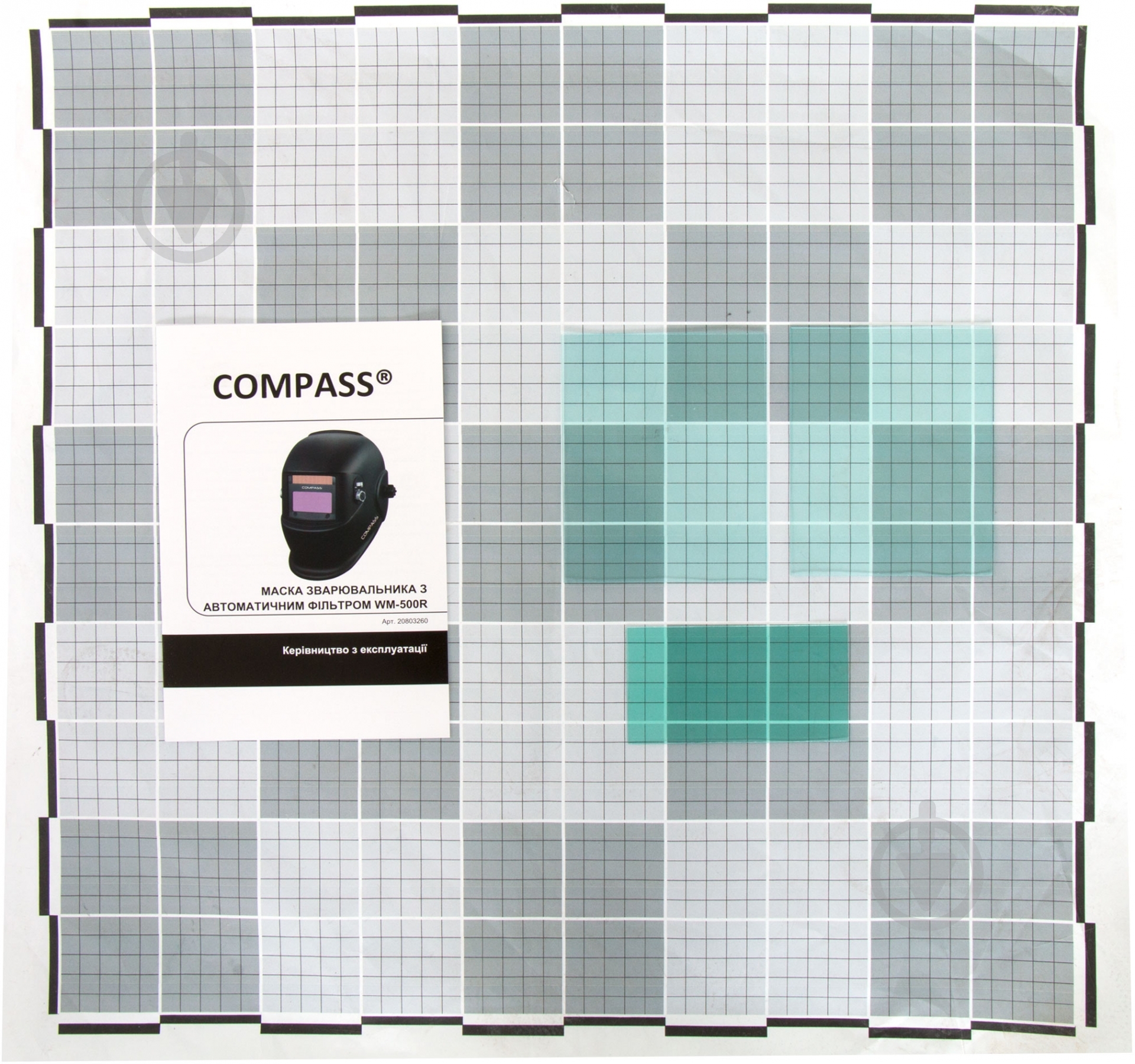 Маска сварщика хамелеон COMPASS  WM-500R - фото 4