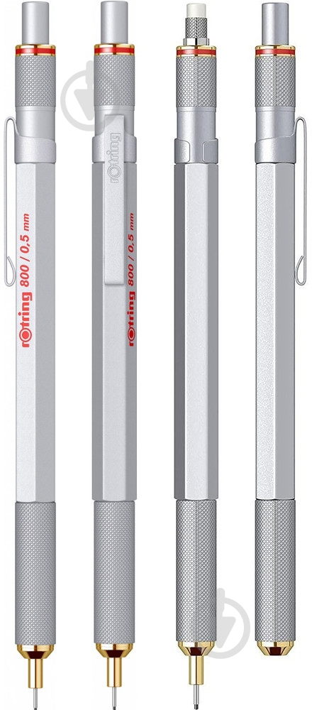 Карандаш механический 800 Silver PCL 0,5 Rotring Drawing - фото 3