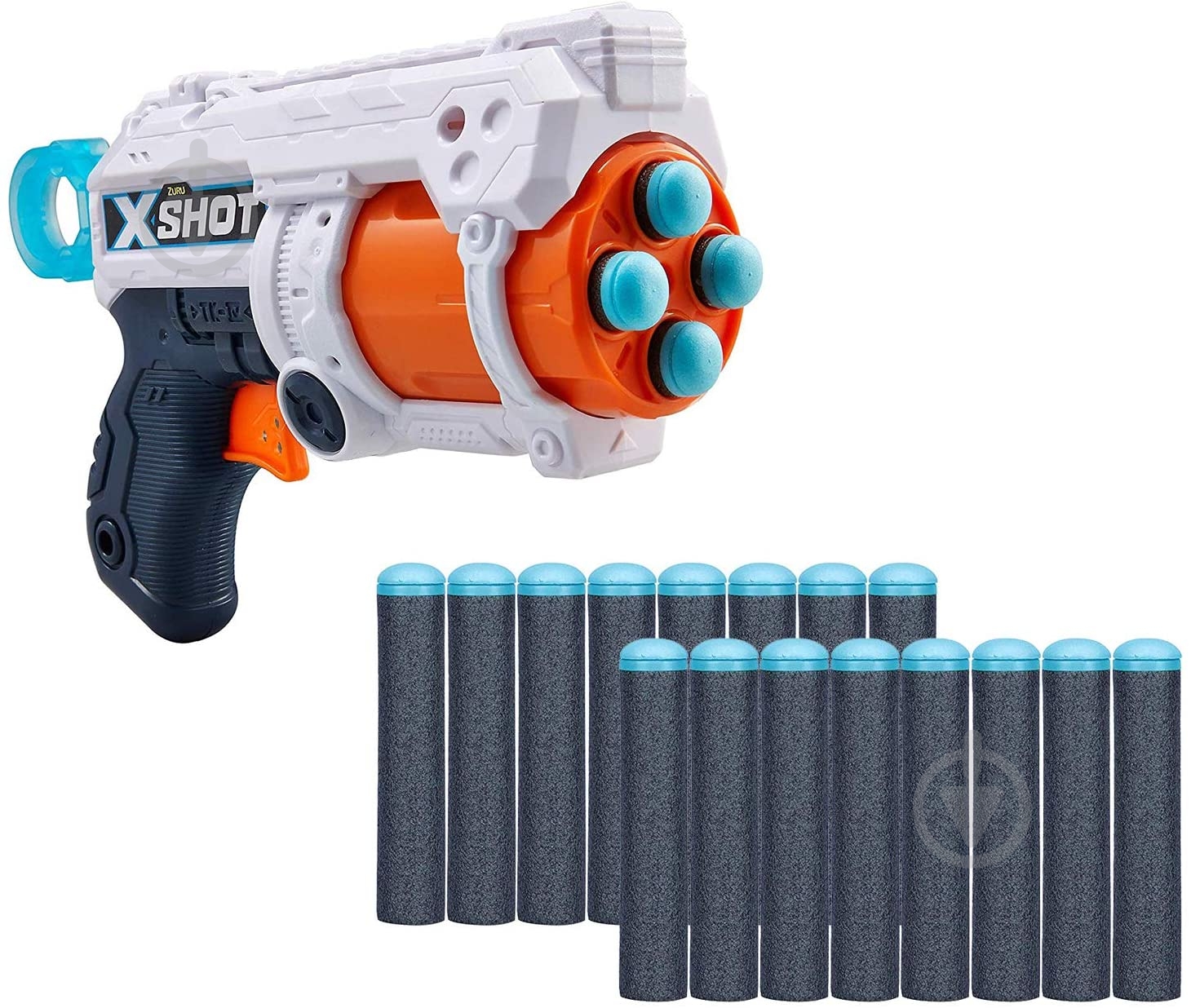 ᐉ Швидкострільний бластер Zuru X-Shot Excel Fury 4 (16 патронів