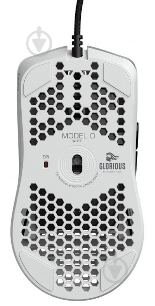 Миша GLORIOUS Model O Glossy, white (GO-GWhite) - фото 3