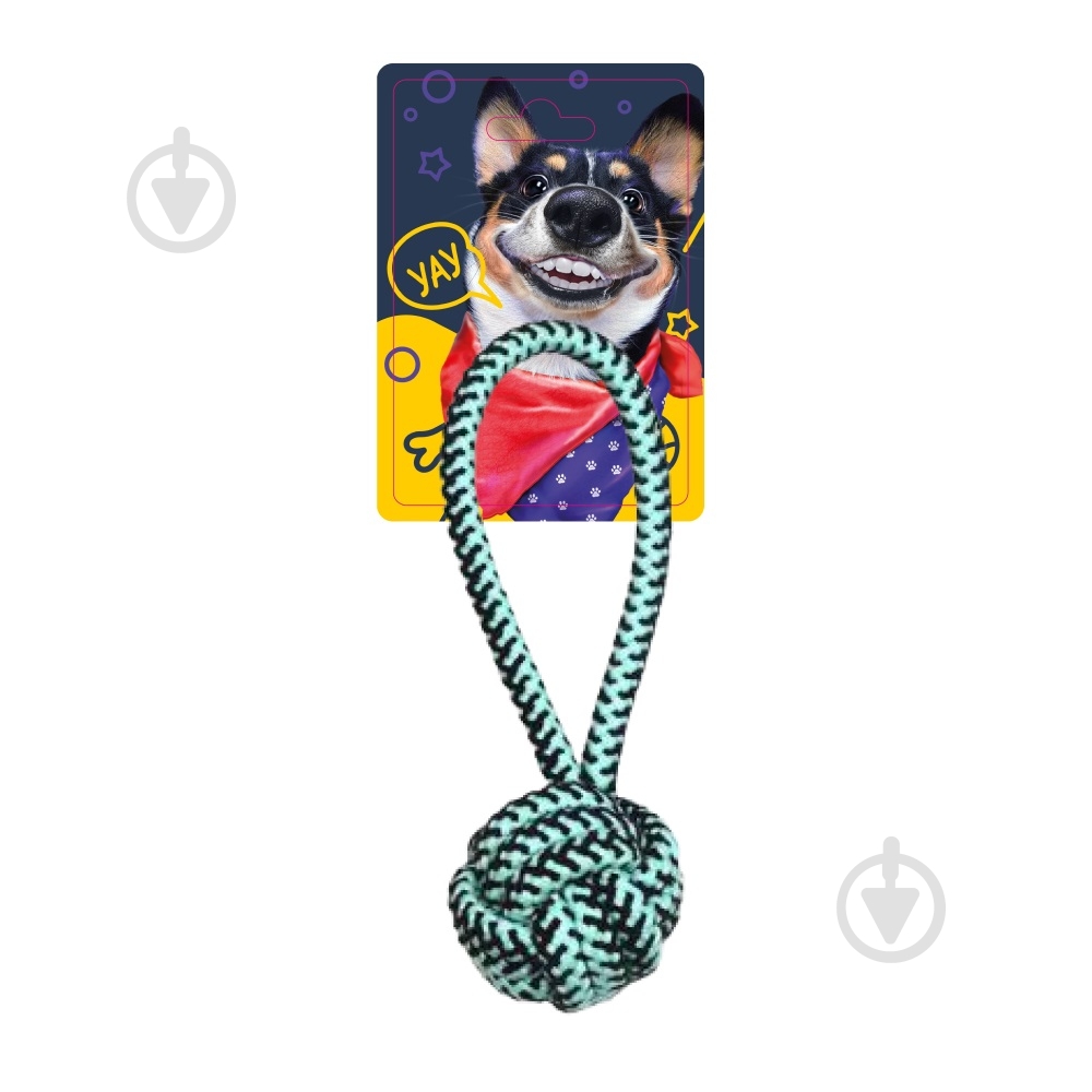 Игрушка для собак DGT-PETS Мяч из каната 22 см в ассортименте FG240418013D - фото 1 Игрушка для собак DGT-PETS Мяч из каната 22 см в ассортименте FG240418013D - фото 1