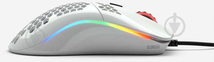 Мышь GLORIOUS Model O Minus Glossy, white (GOM-GWhite) - фото 6