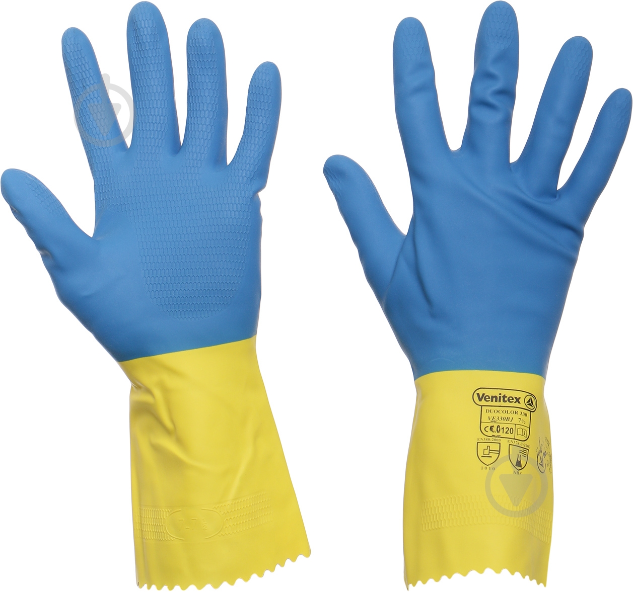 Перчатки Delta Plus с покрытием латекс S (7) VE330BJ07 - фото 1