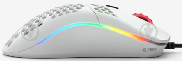 Мышь GLORIOUS Model O Minus Matte, white (GOM-White) - фото 5