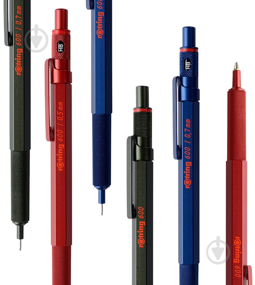 Олівець механічний 600 Red PCL 0,5 Rotring Drawing - фото 2