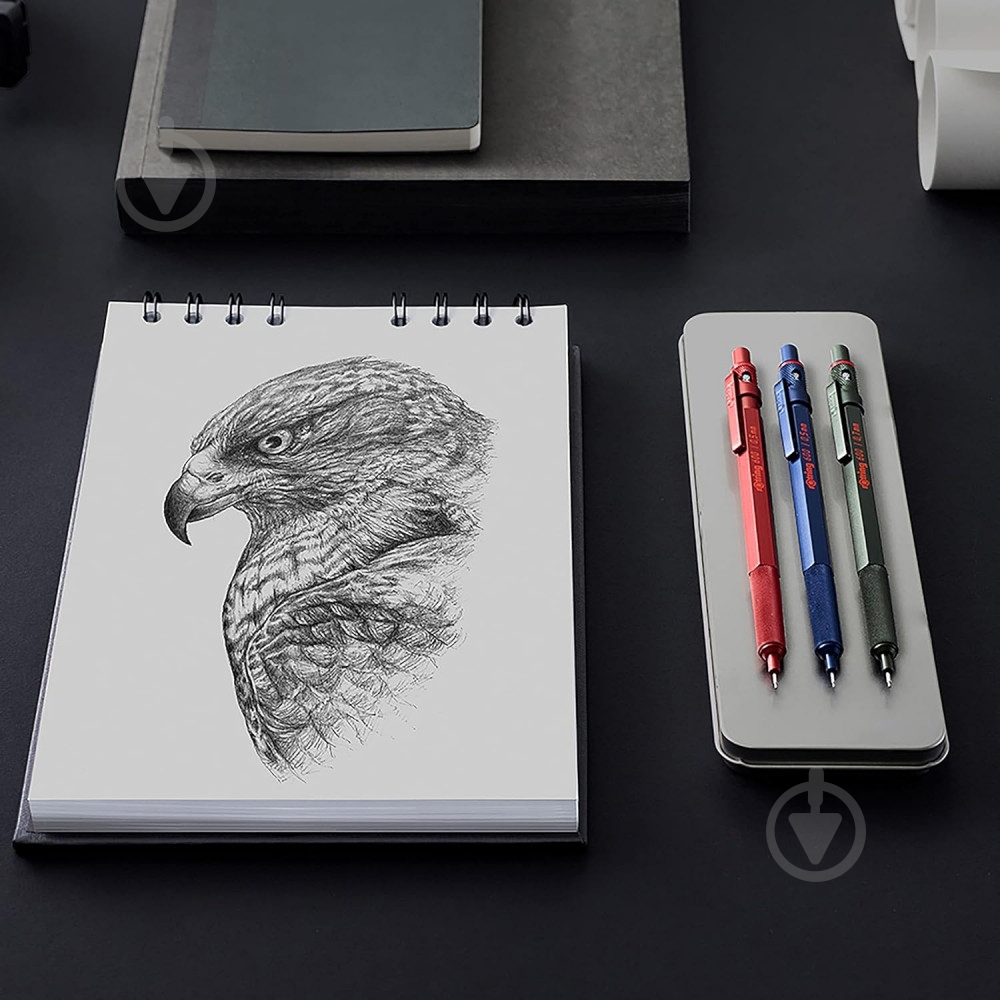Олівець механічний 600 Red PCL 0,5 Rotring Drawing - фото 3