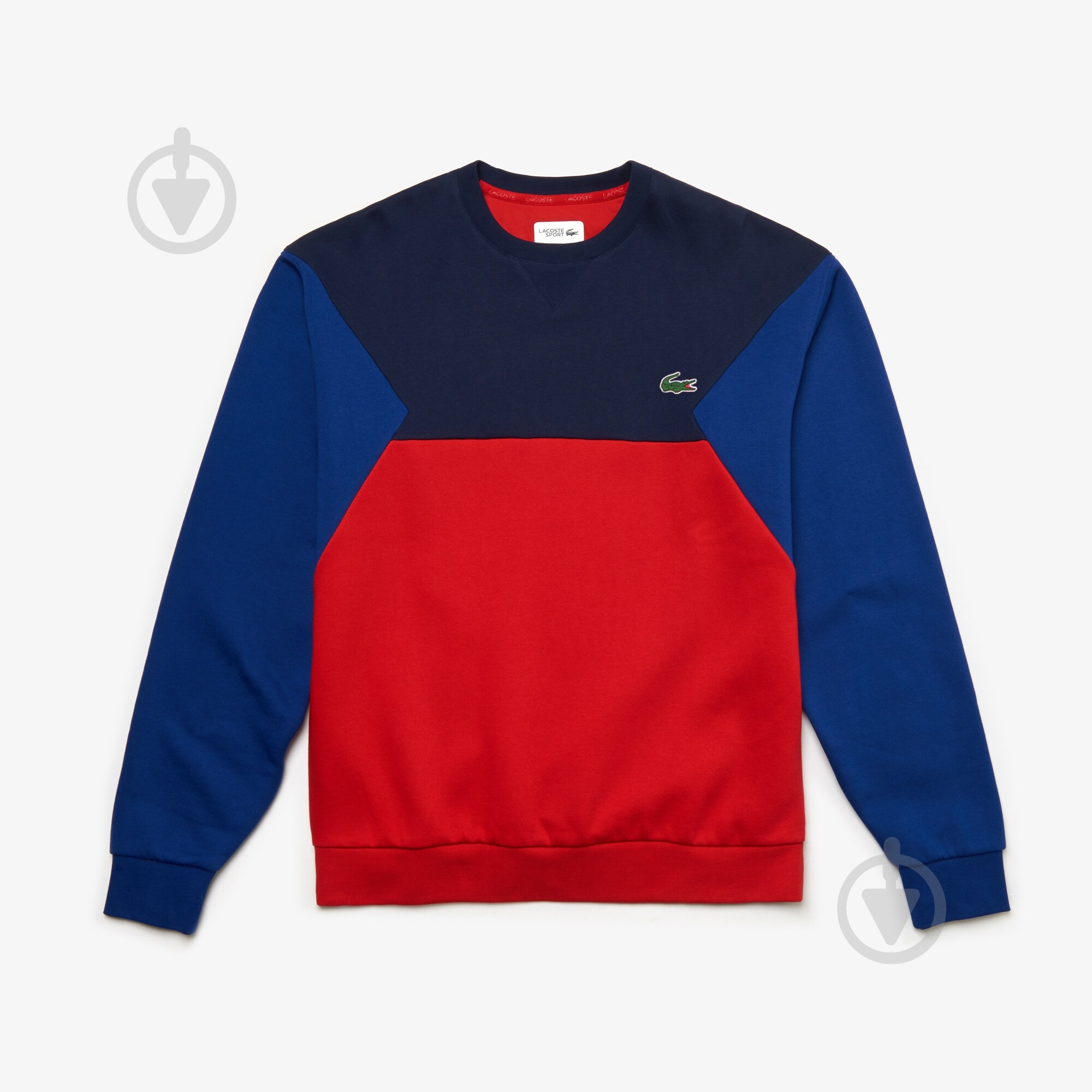 Свитшот Lacoste SH164140F р.3XL красный - фото 1 Свитшот Lacoste SH164140F р.3XL красный - фото 1