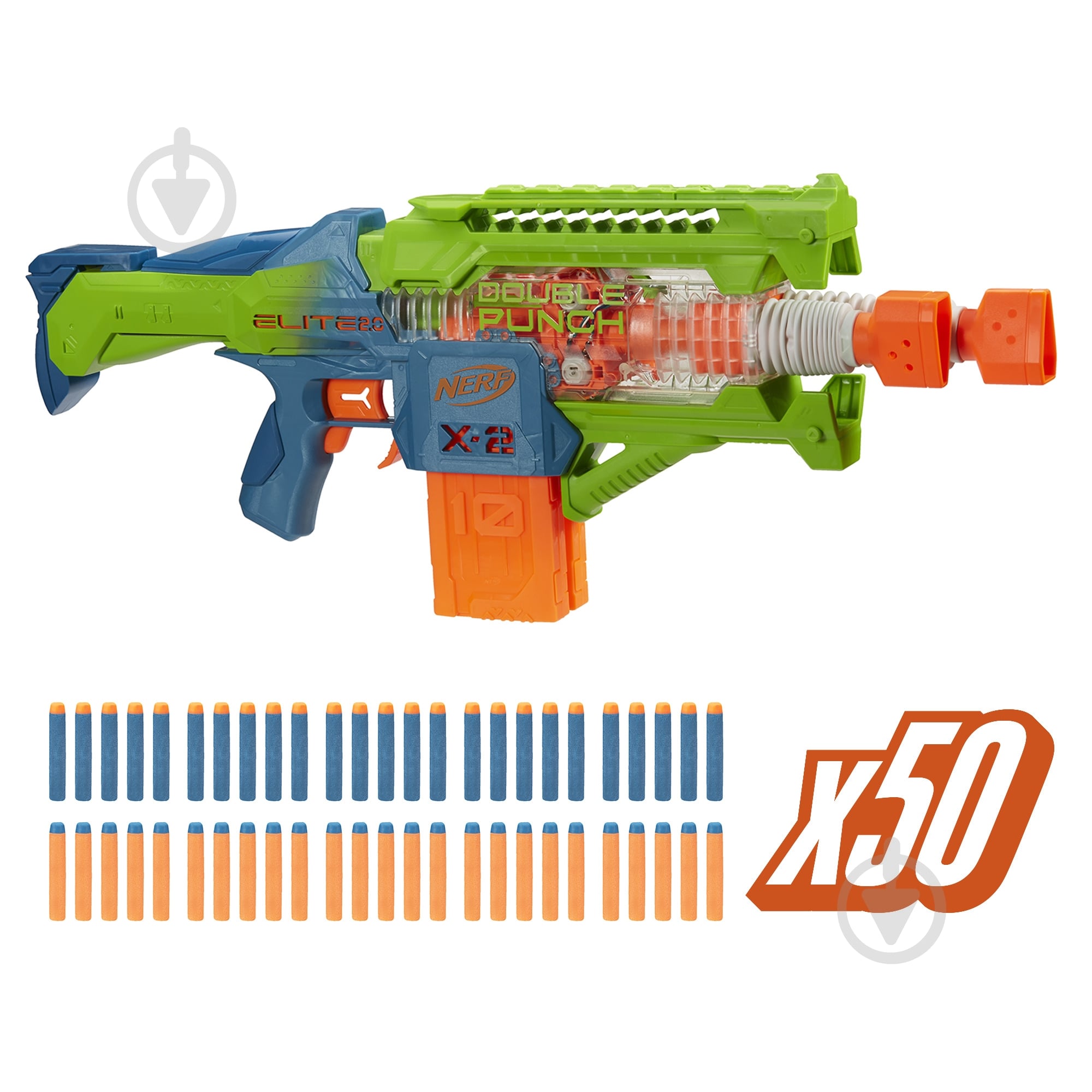 Бластер Hasbro Двойной удар серия Нерф Элит 2.0 F6363 - фото 2