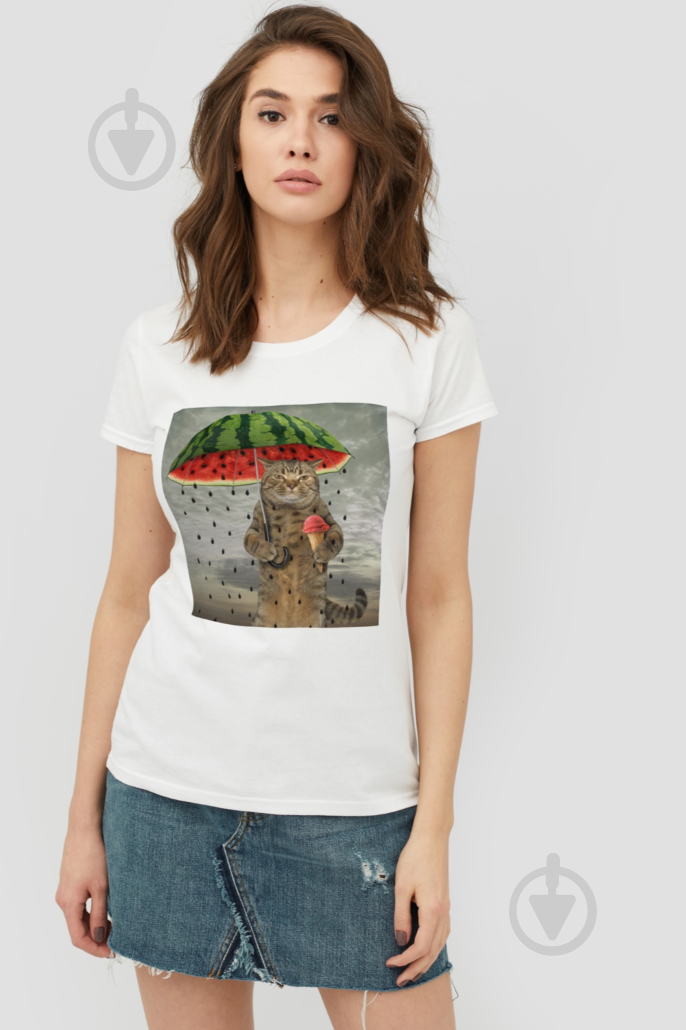 Футболка YAPPI WW1044 р.M білий - фото 1
