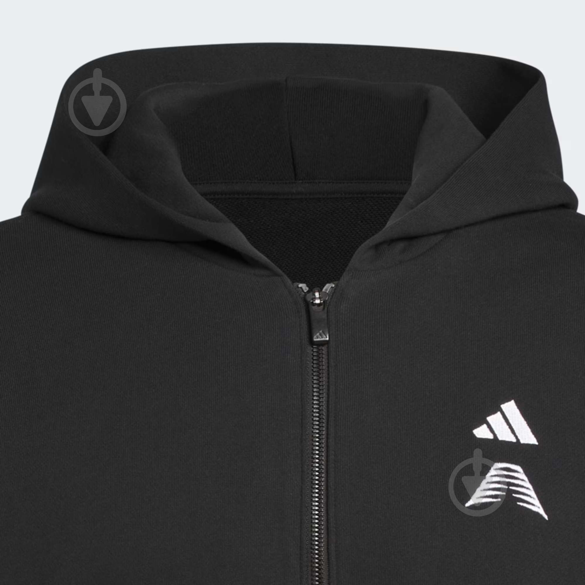 ᐉ Джемпер Adidas ANTED FZ HOODY BLACK KF3243 р.2XL чорний • Краща