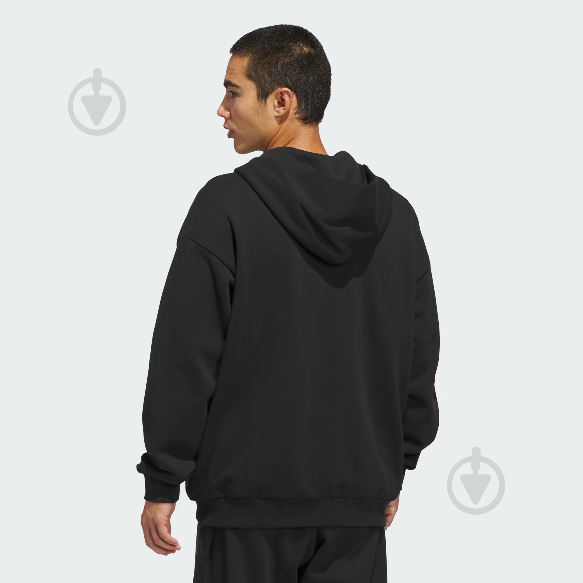 ᐉ Джемпер Adidas ANTED FZ HOODY BLACK KF3243 р.2XL чорний • Краща