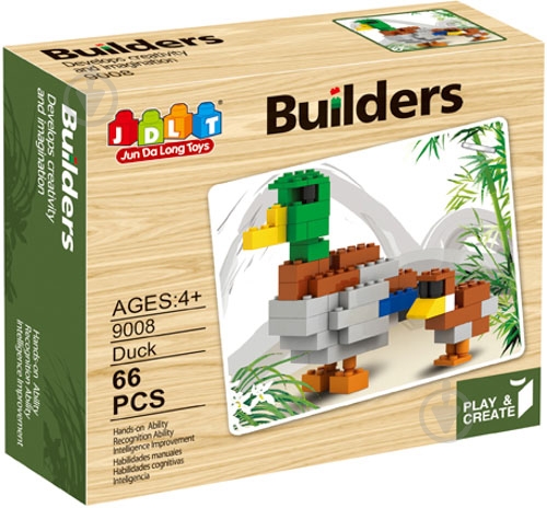 Игрушка-конструктор Builders Уточка 9008 - фото 1 Игрушка-конструктор Builders Уточка 9008 - фото 1