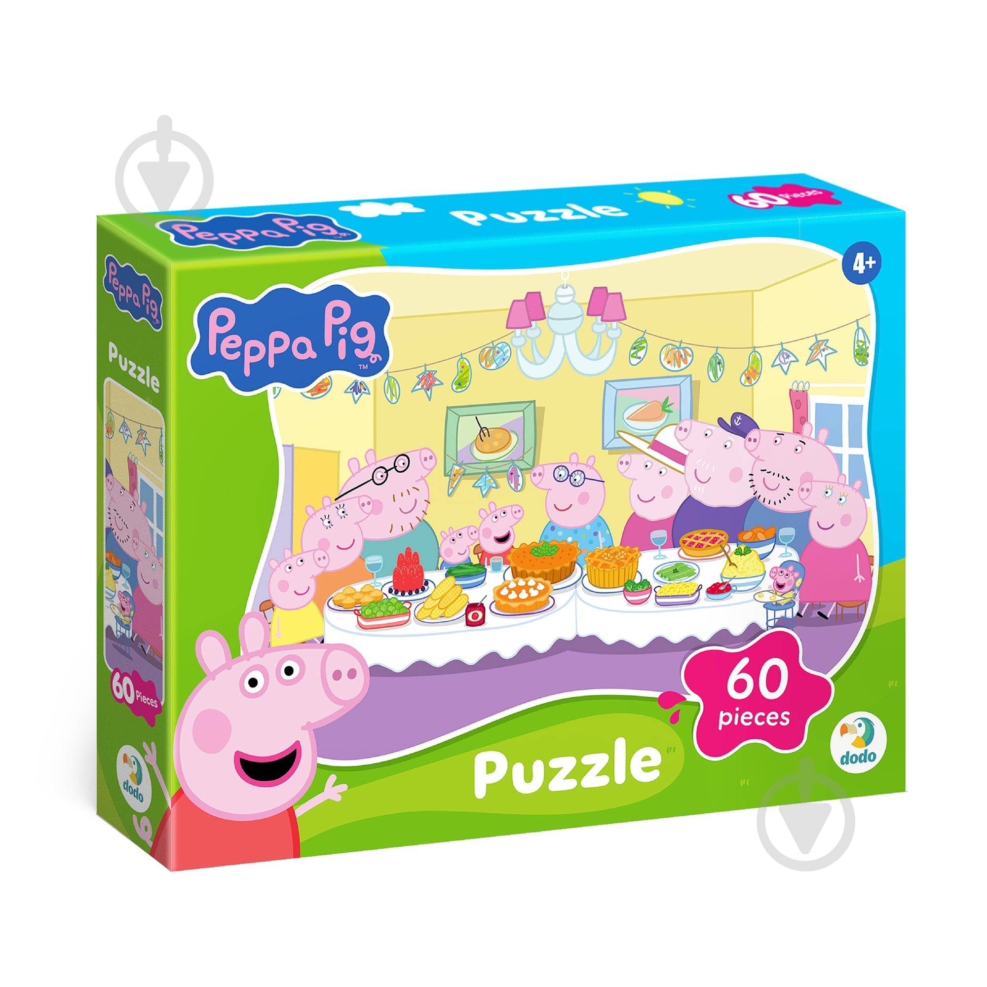 Пазл DoDo Peppa Pig Родина разом 60 елементів 200681 - фото 1 Пазл DoDo Peppa Pig Родина разом 60 елементів 200681 - фото 1