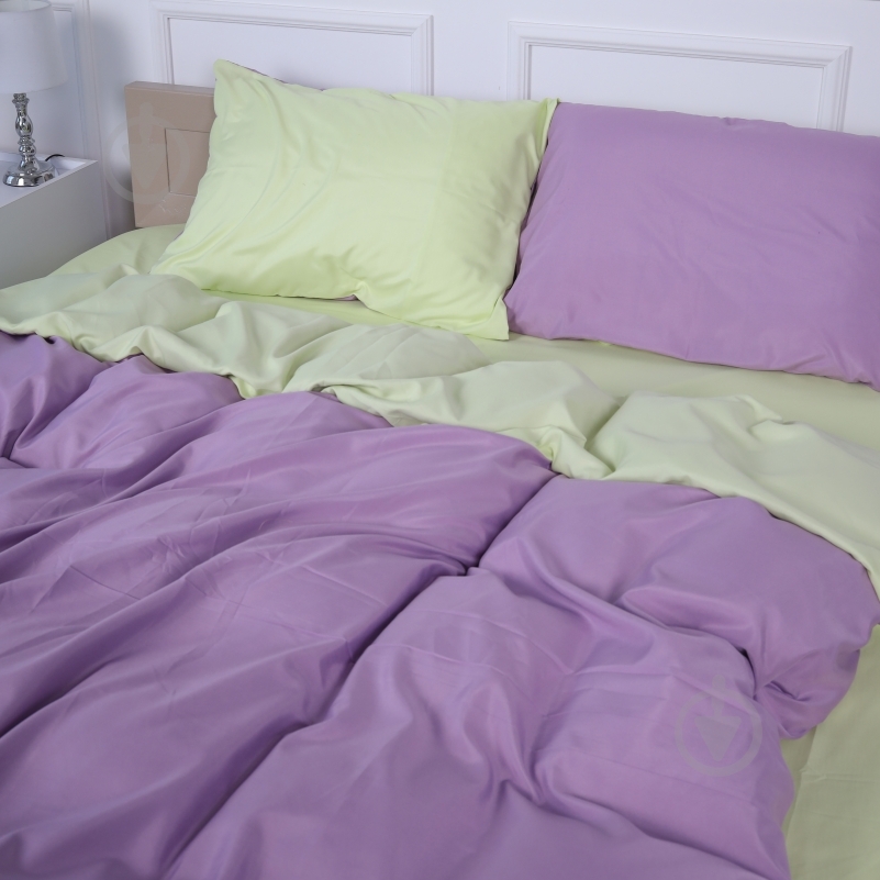 Наволочка Microsatin Premium Viguera (12-0525+16-3310) 50x70 см фиолетовый/салатовый MirSon - фото 4