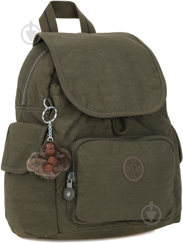 Рюкзак Kipling City Pack Mini оливковый KI267020J - фото 1
