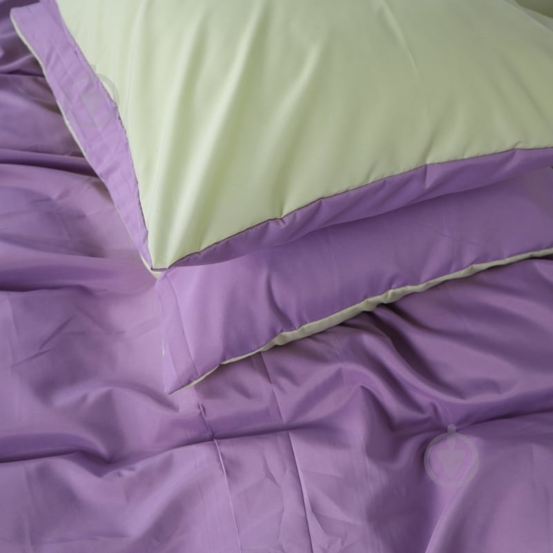 Наволочка Microsatin Premium Viguera (12-0525+16-3310) 70x70 см фиолетовый/салатовый MirSon - фото 2