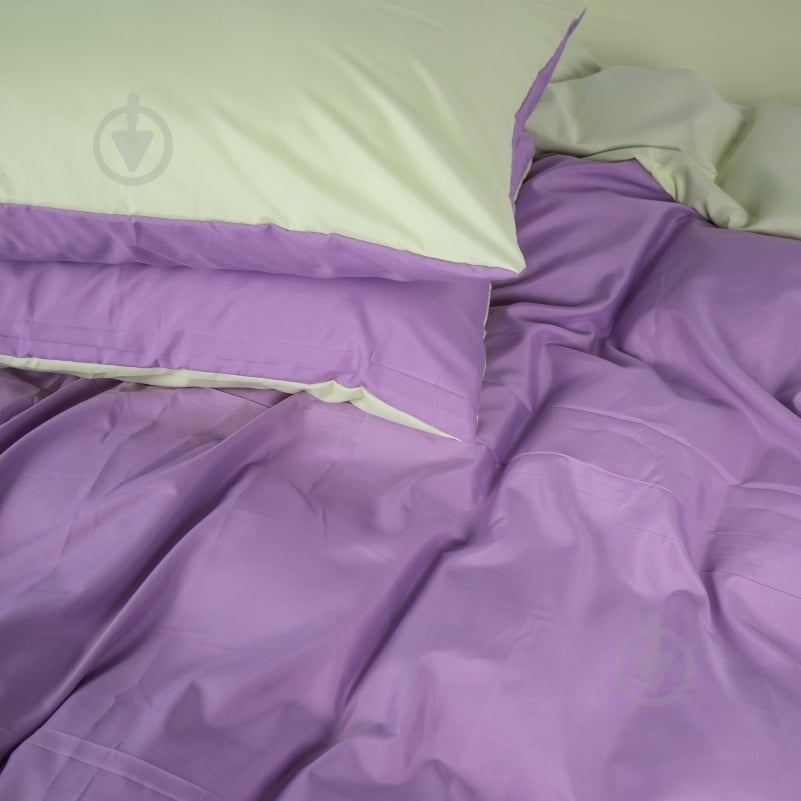 Наволочка Microsatin Premium Viguera (12-0525+16-3310) 70x70 см фиолетовый/салатовый MirSon - фото 3