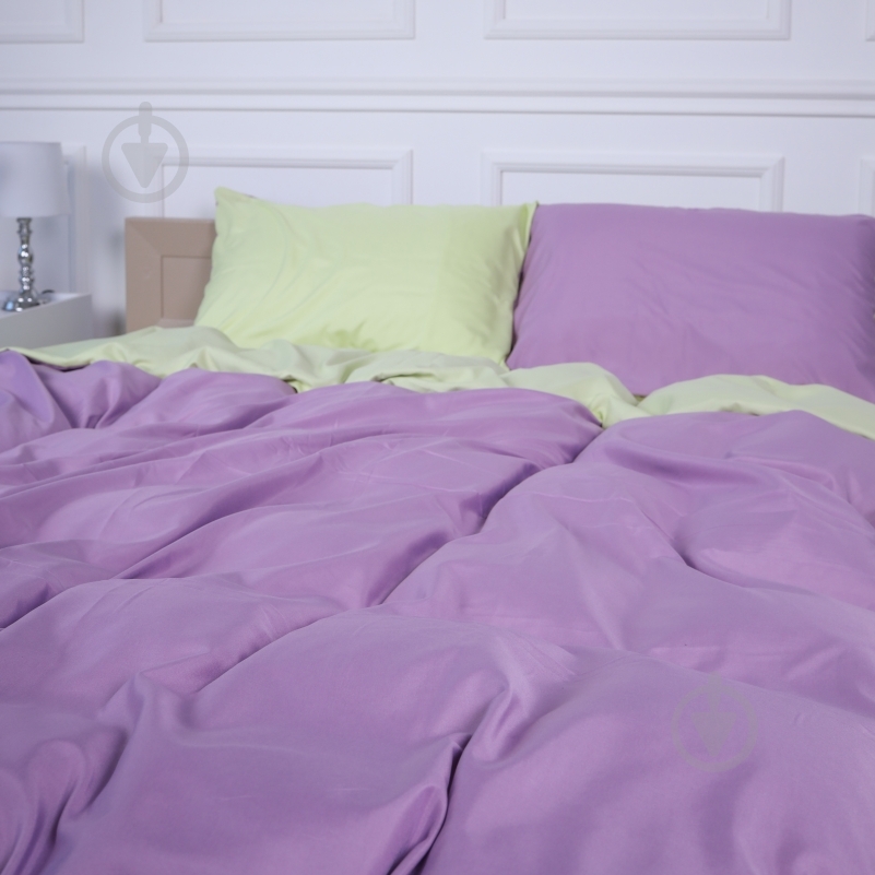 Наволочка Microsatin Premium Viguera (12-0525+16-3310) 70x70 см фиолетовый/салатовый MirSon - фото 5