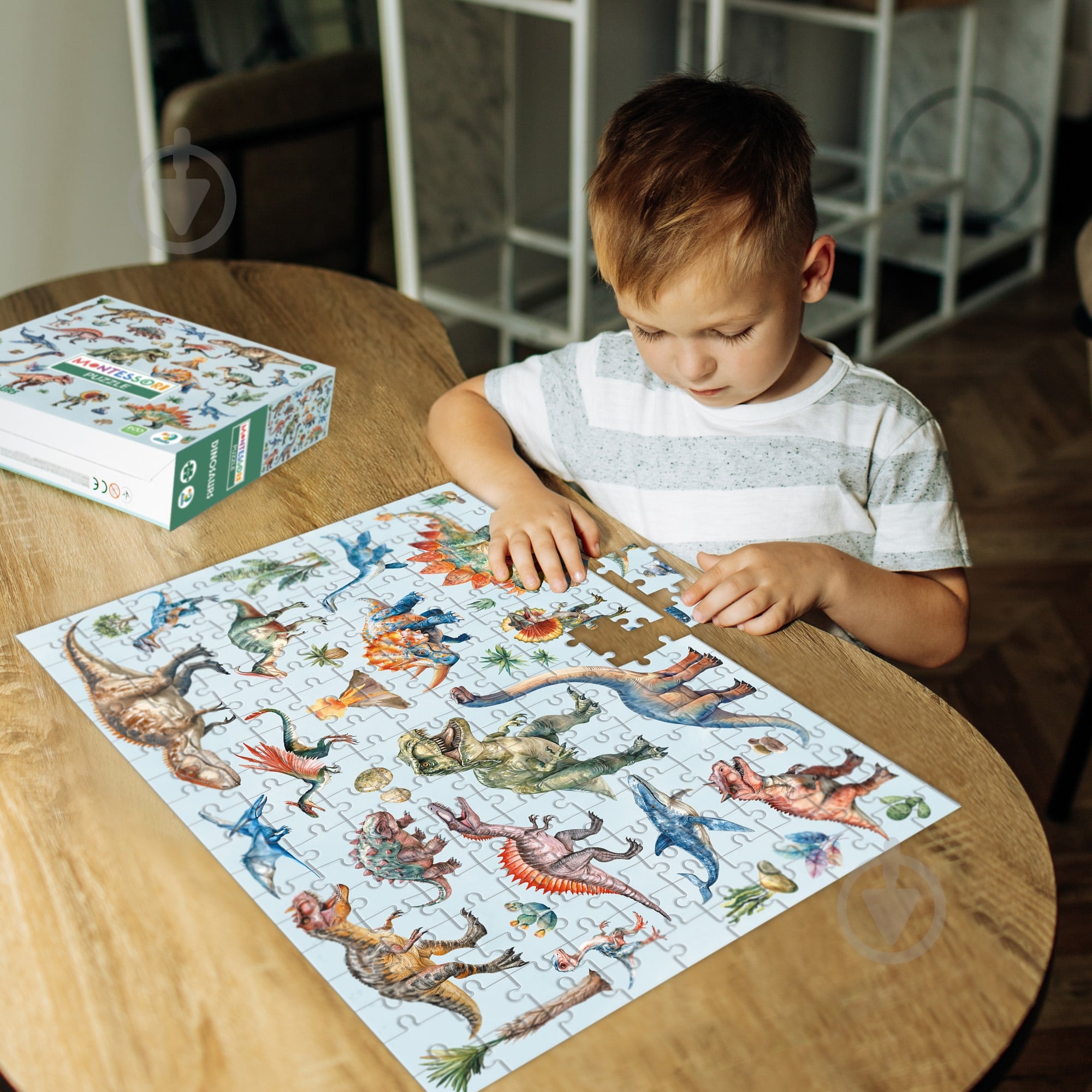 Пазл DoDo Динозавры 200 элементов 300631 - фото 1