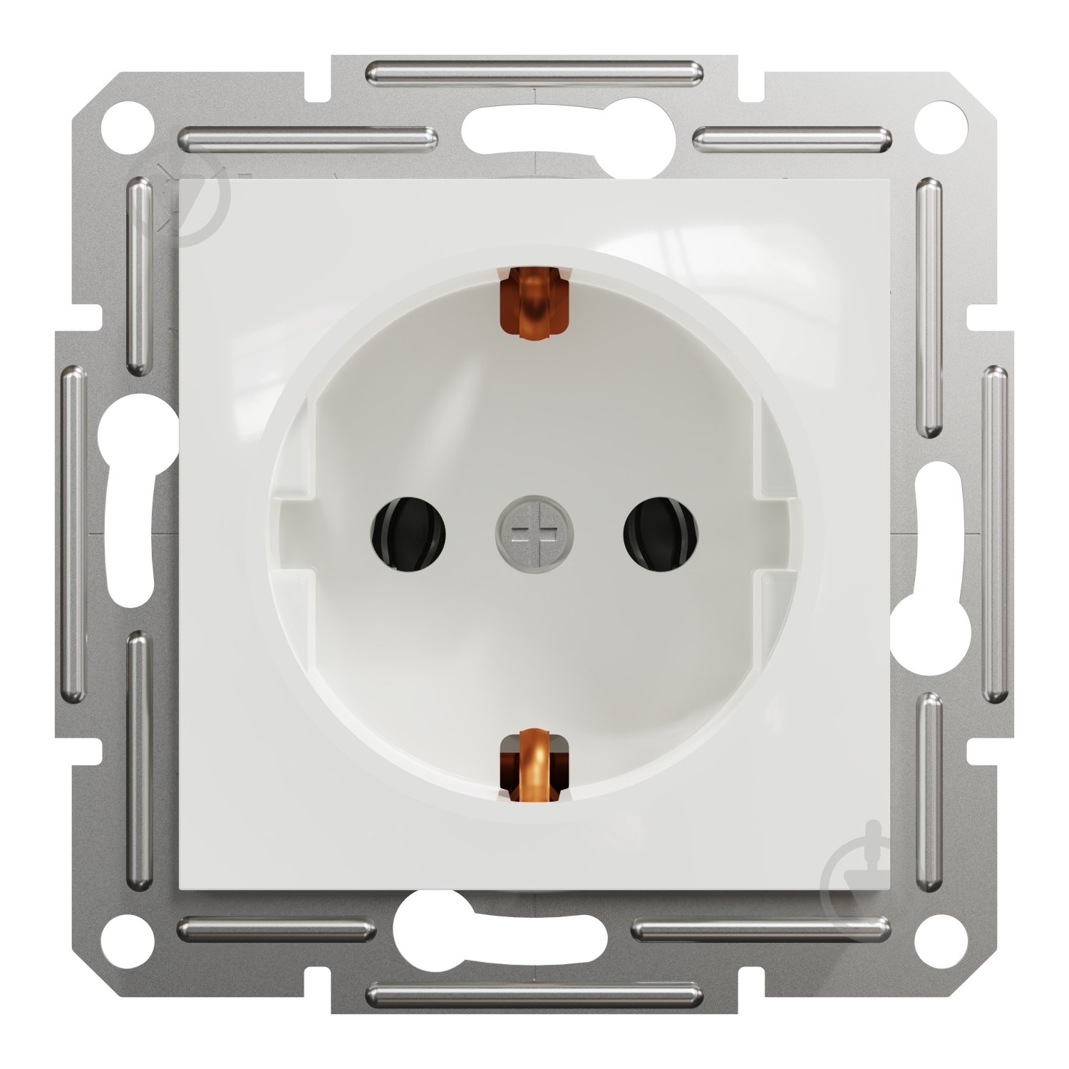 Розетка побутова із заземленням Schneider Electric Asfora IP20 білий EPH2970121 - фото 1 Розетка побутова із заземленням Schneider Electric Asfora IP20 білий EPH2970121 - фото 1