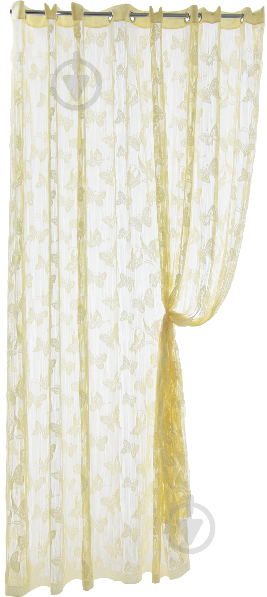 Тюль Бабочки 300x280 см айвори - фото 1