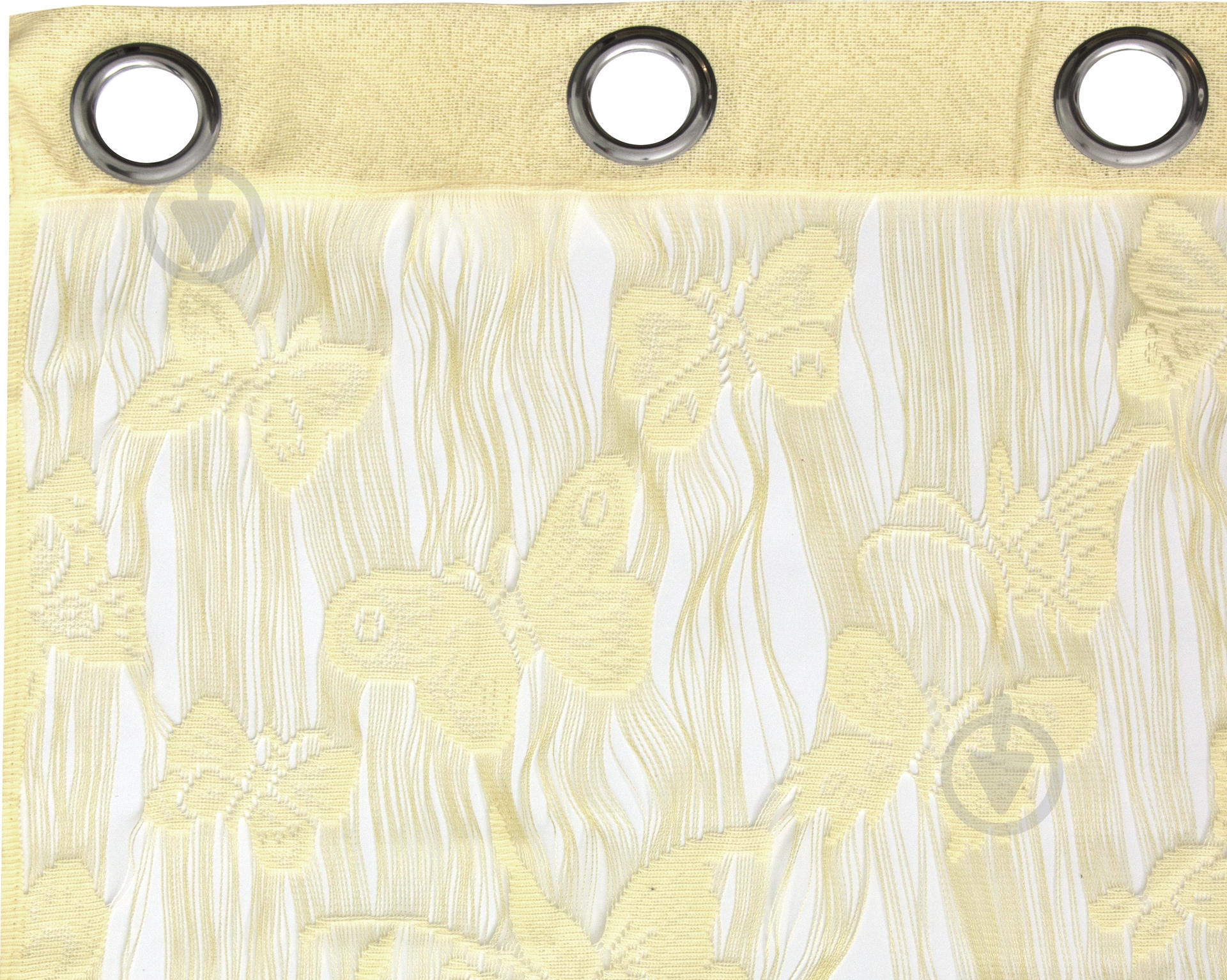 Тюль Бабочки 300x280 см айвори - фото 2