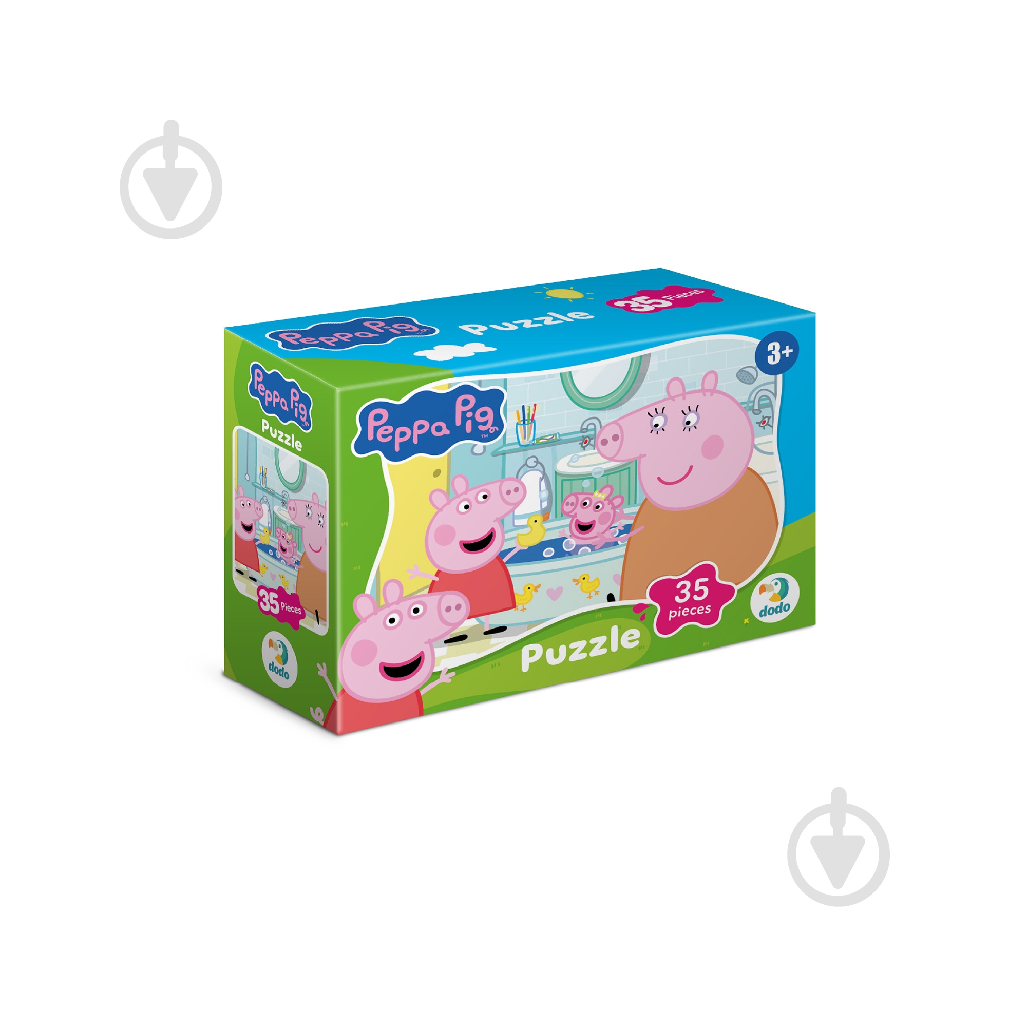 Пазл DoDo Peppa Pig Уточки в ванной 35 элементов 200679 - фото 1