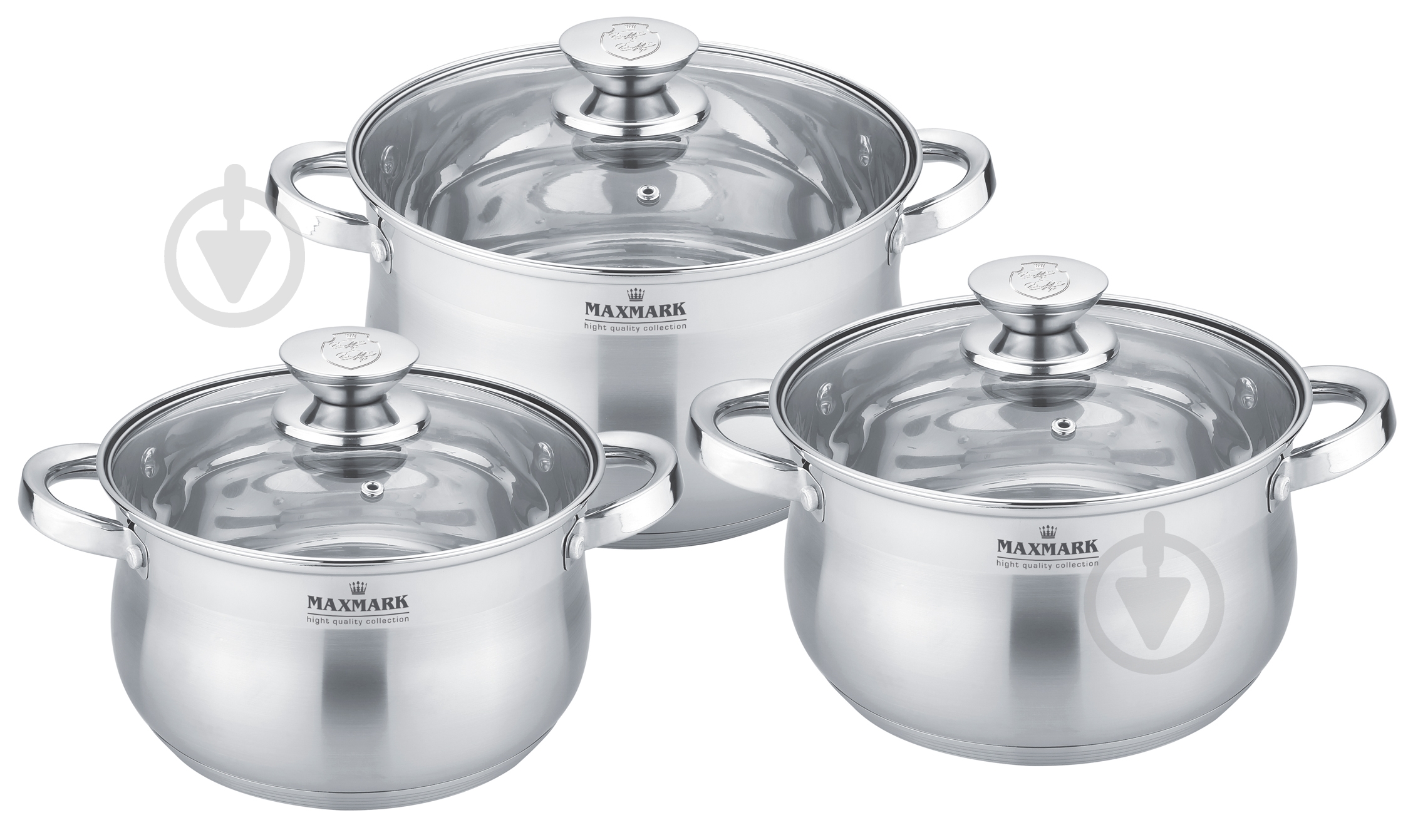 Набор посуды Maxmark 6 предметов MK-BL2506B - фото 1 Набор посуды Maxmark 6 предметов MK-BL2506B - фото 1