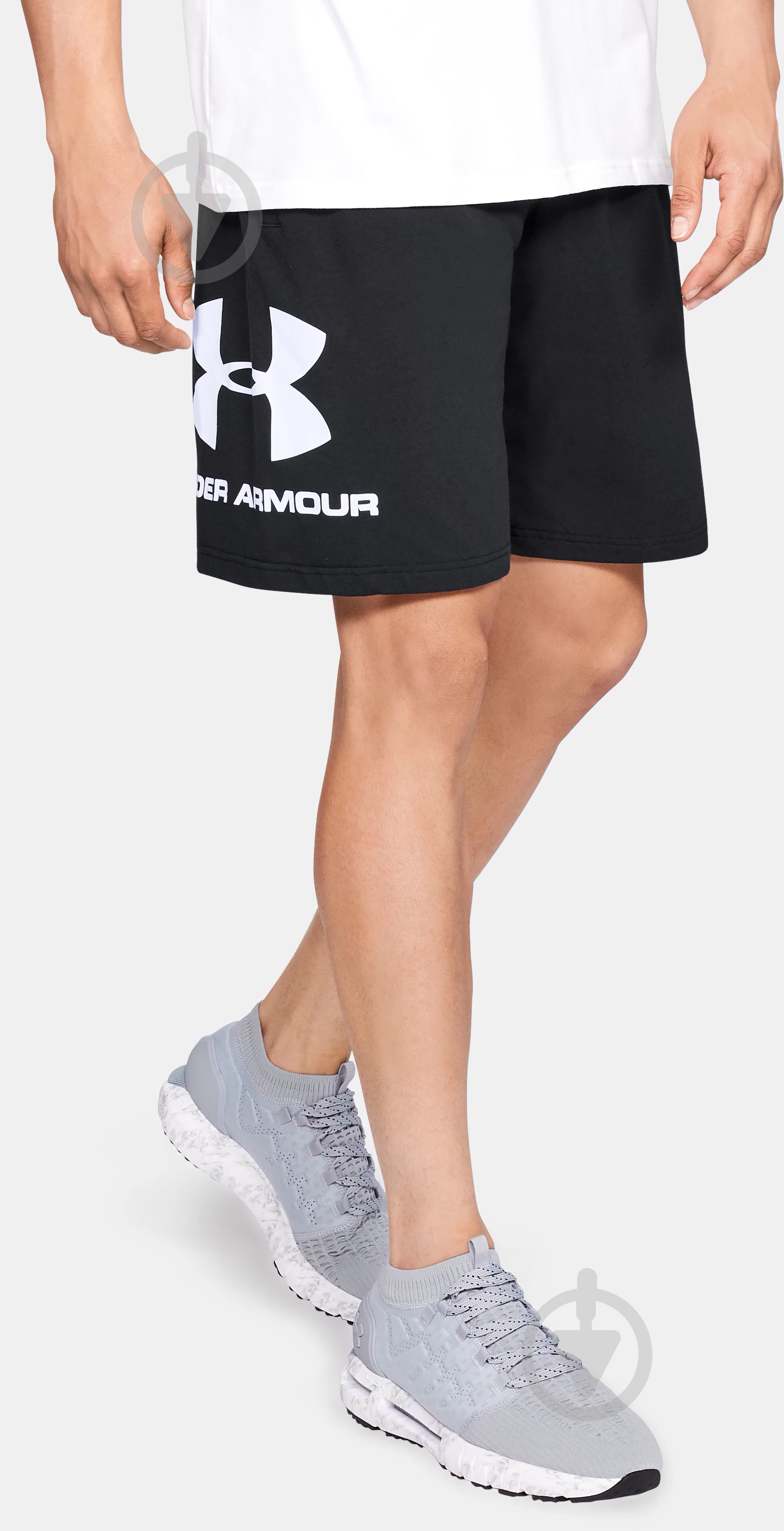 Шорты Under Armour UA Sportstyle Cotton Shorts 1329300-001 р. 2XL черный - фото 3