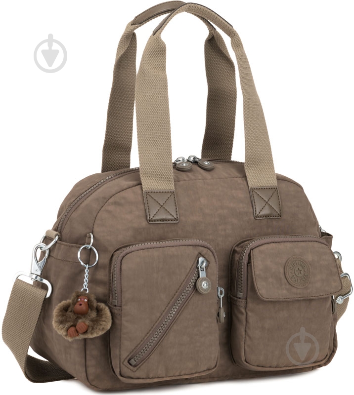 Сумка женская Kipling Defea Up бежевый KI250077W - фото 1 Сумка женская Kipling Defea Up бежевый KI250077W - фото 1