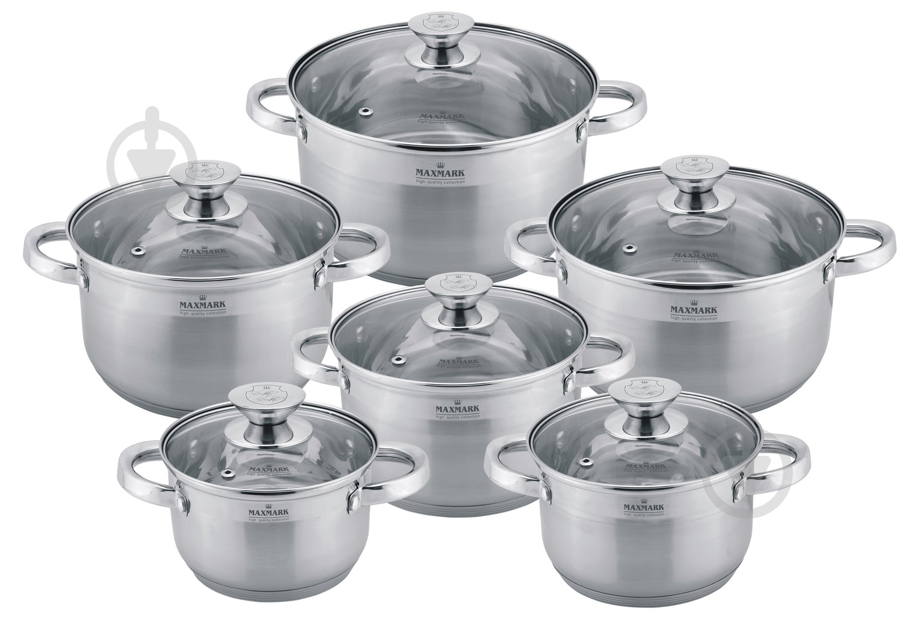Набір посуду Maxmark 12 предметів MK-3512 - фото 1 Набір посуду Maxmark 12 предметів MK-3512 - фото 1