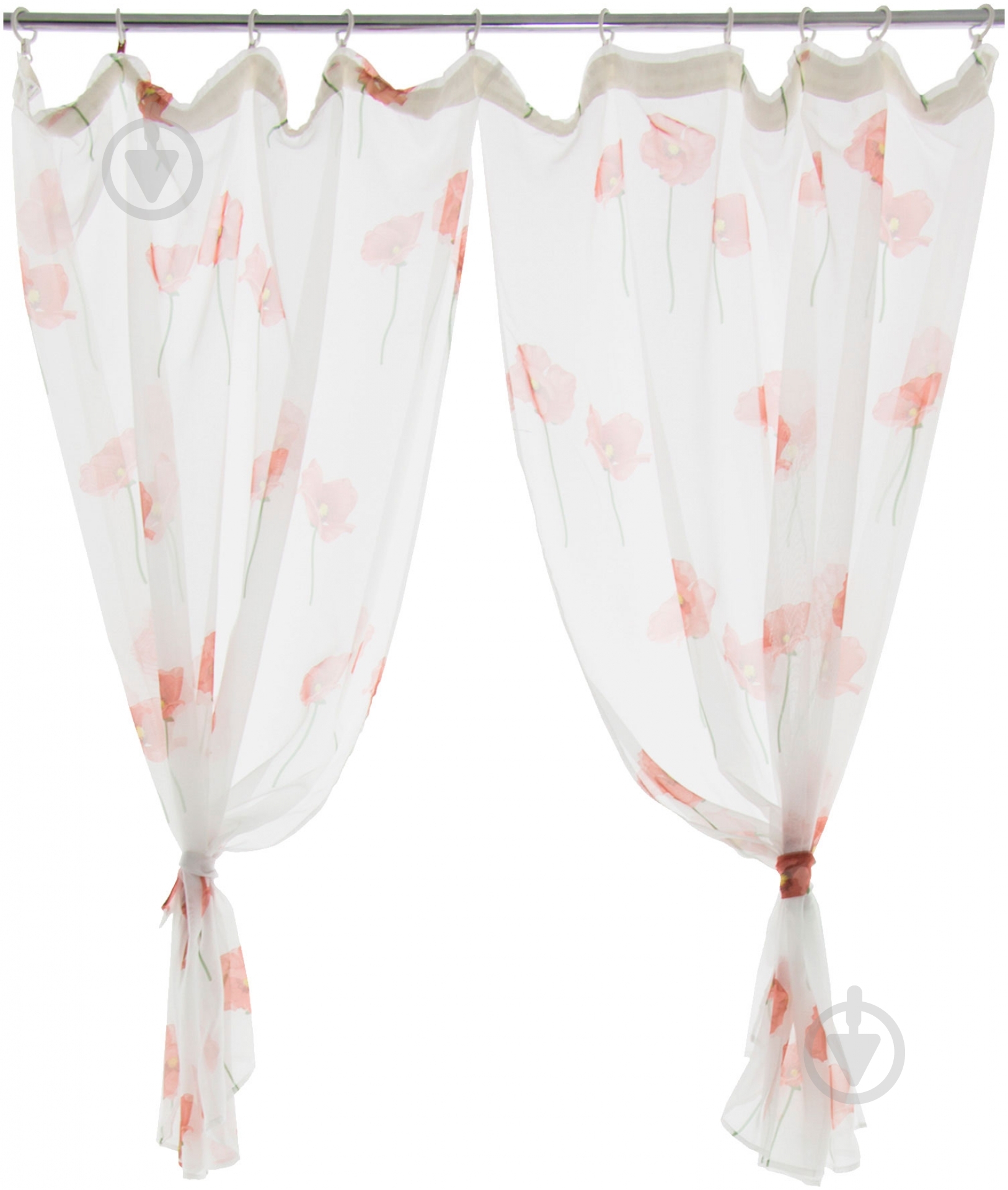 Штора  Маки 280x160 см UNDERPRICE - фото 1