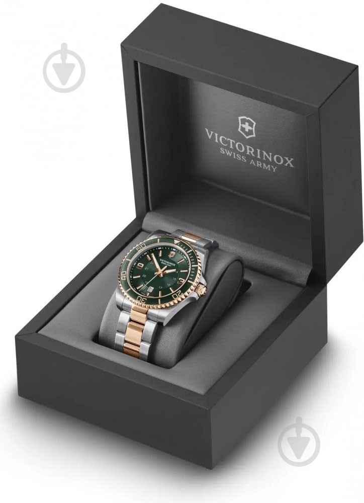 Наручний годинник Maverick Victorinox silver/gold (V242008) - фото 5