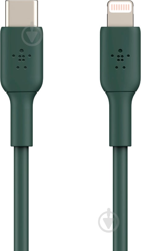 Кабель Belkin USB Type-C to Lightning 1 м midnight green (CAA003BT1MMG) - фото 3