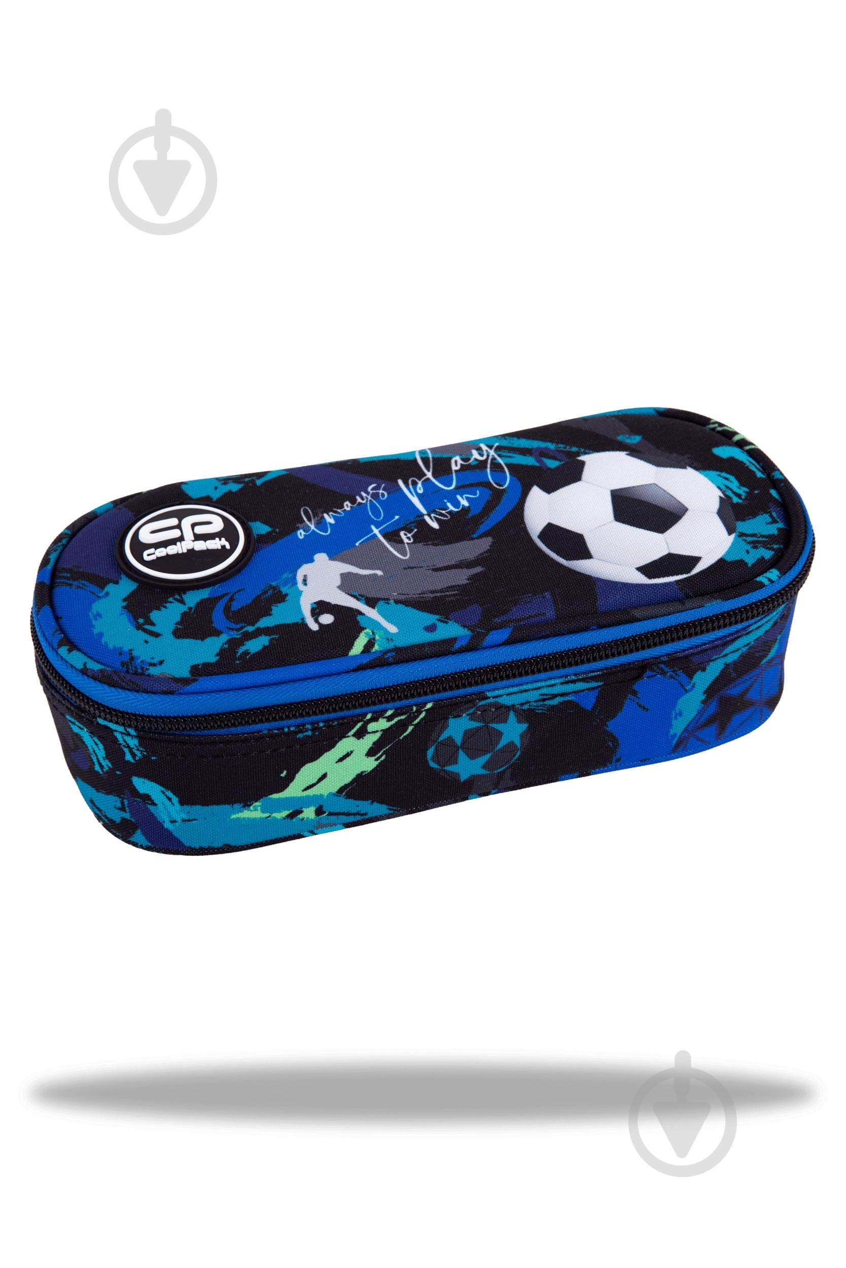 Пенал Campus Football Navy CoolPack із принтом - фото 1 Пенал Campus Football Navy CoolPack із принтом - фото 1