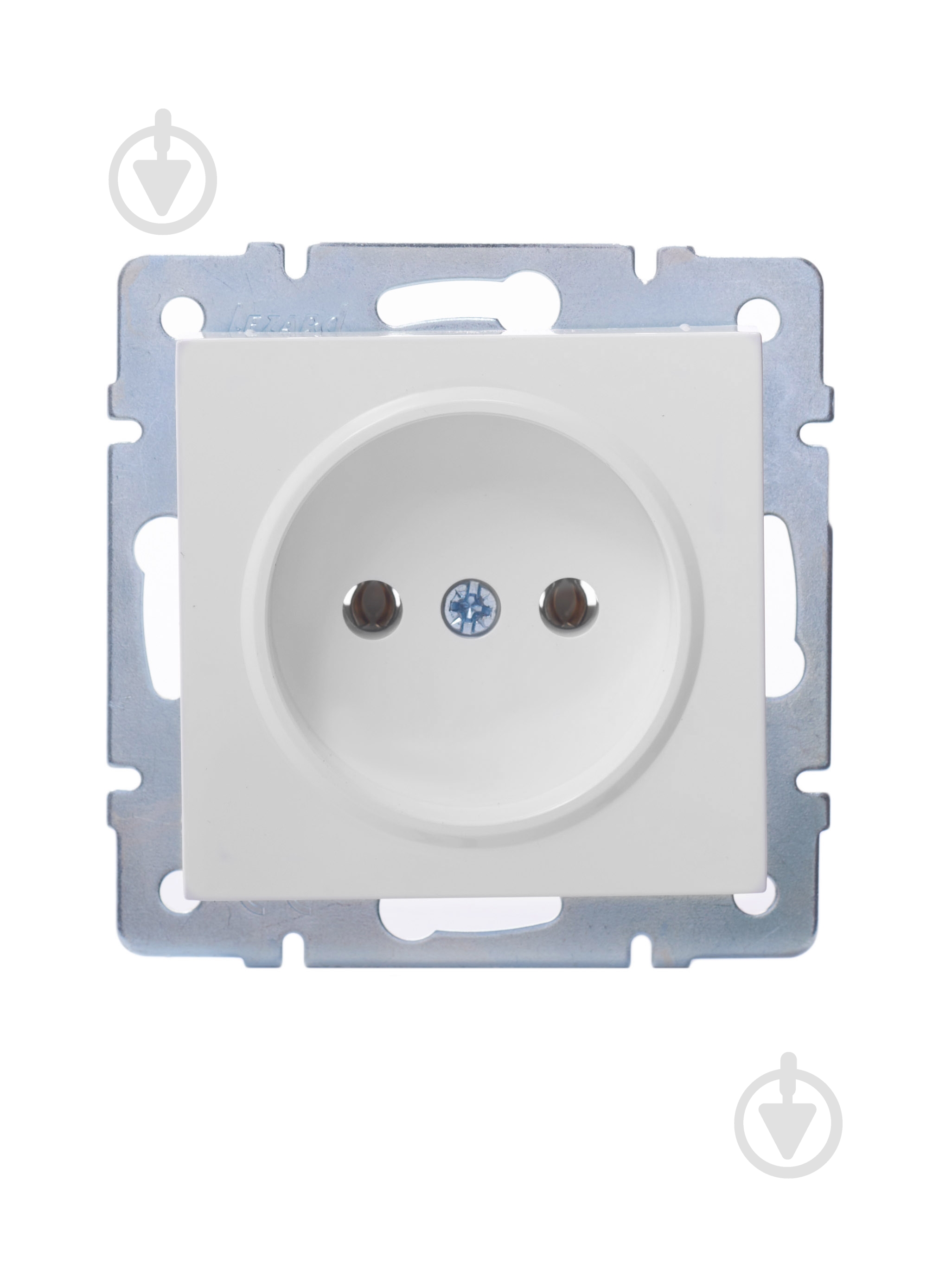 Розетка бытовая без заземления Lezard Vesna IP20 белый 742-0288-121B - фото 2