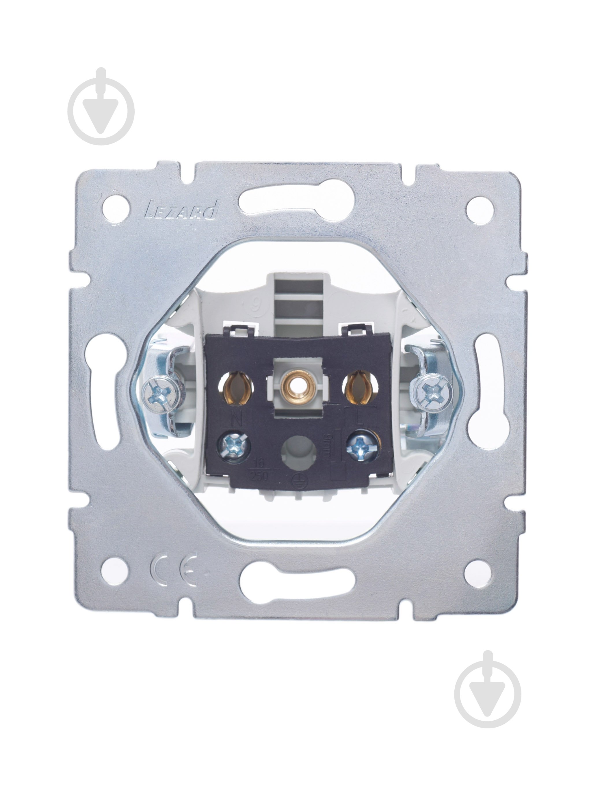 Розетка бытовая без заземления Lezard Vesna IP20 белый 742-0288-121B - фото 3